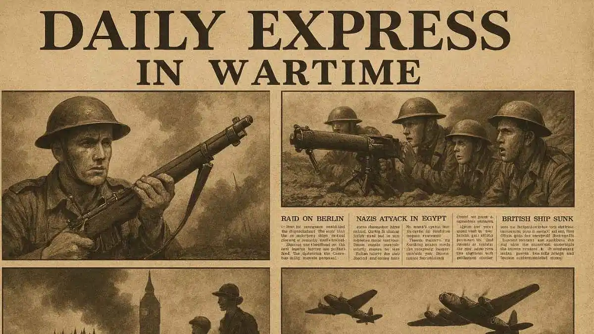Daily express in wartime