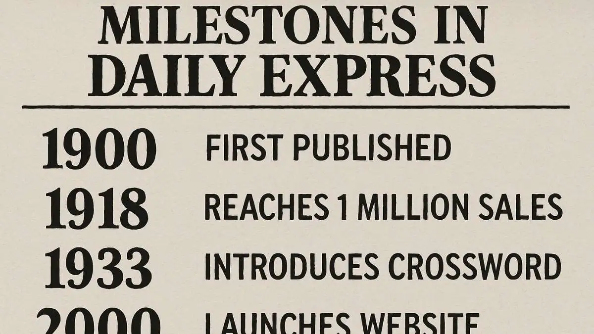 Milestones in daily express