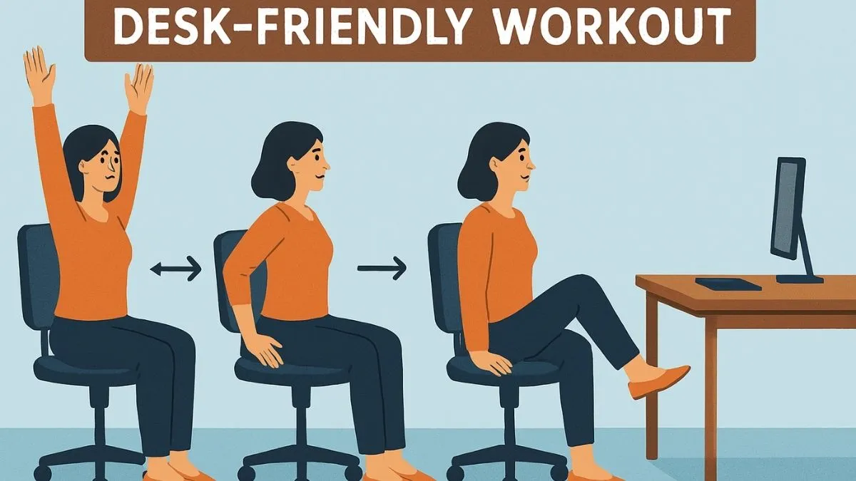 Desk friendly workout