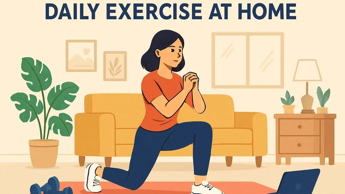 Daily Exercise at Home Routine for Strong & Healthy Fitness